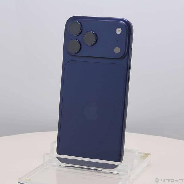 〔中古〕Apple(アップル) iPhone17 Pro Max 512GB ディープブルー MFYE4J／A SIMフリー〔377-ud〕 | 