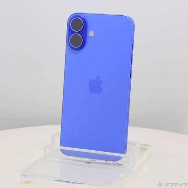 〔中古〕Apple(アップル) iPhone16 Plus 128GB ウルトラマリン MXVE3J／A SIMフリー〔377-ud〕 | 