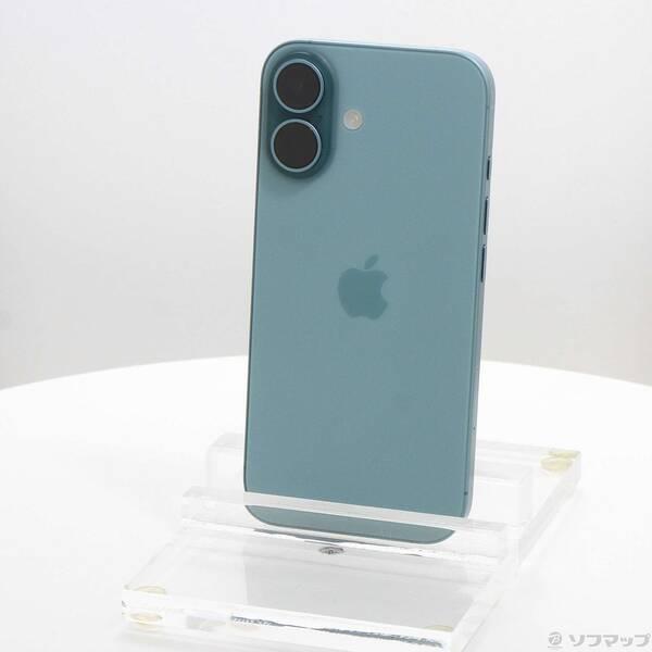 〔中古〕Apple(アップル) iPhone16 128GB ティール MYDV3J／A SIMフリー〔258-ud〕 | 