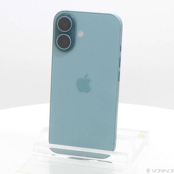 〔中古〕Apple(アップル) iPhone16 128GB ティール MYDV3J／A SIMフリー〔348-ud〕 | 
