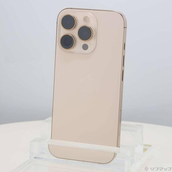 〔中古〕Apple(アップル) iPhone16 Pro 128GB デザートチタニウム MYMX3J／A SIMフリー〔269-ud〕 | 