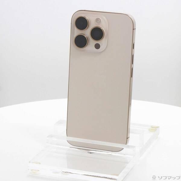 〔中古〕Apple(アップル) iPhone16 Pro 128GB デザートチタニウム MYMX3J／A SIMフリー〔368-ud〕 | 