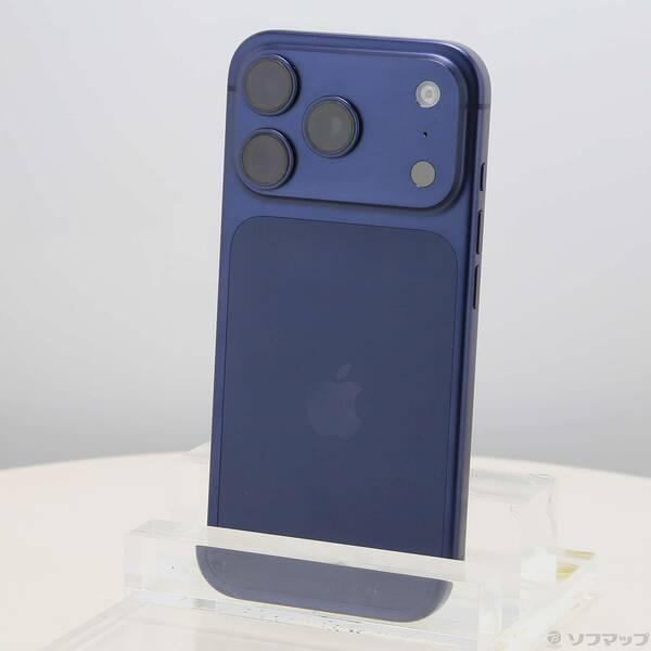 〔中古〕Apple(アップル) iPhone17 Pro 256GB ディープブルー MG874J／A SIMフリー〔262-ud〕 | 