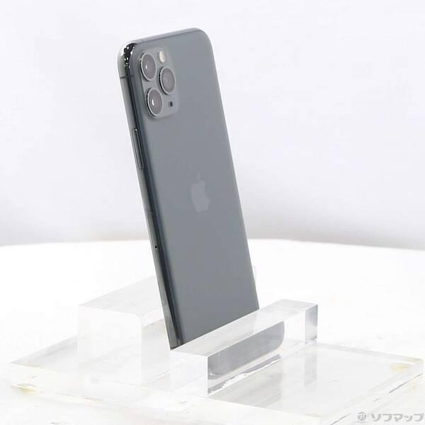 〔中古〕Apple(アップル) iPhone11 Pro 512GB ミッドナイトグリーン MWCG2J／A SoftBank〔198-ud〕 |  | 03