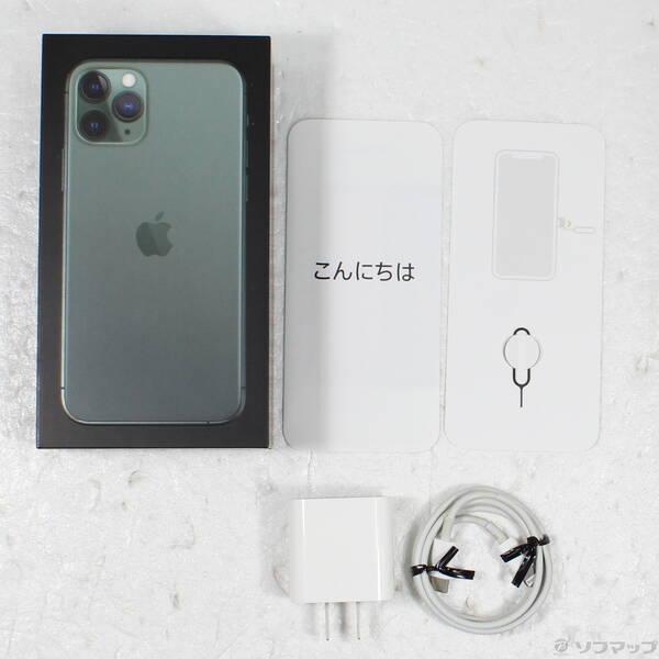 〔中古〕Apple(アップル) iPhone11 Pro 512GB ミッドナイトグリーン MWCG2J／A SoftBank〔198-ud〕 |  | 04