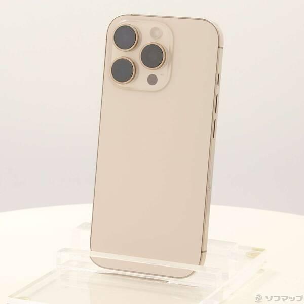 〔中古〕Apple(アップル) iPhone16 Pro 128GB デザートチタニウム MYMX3J／A SIMフリー〔377-ud〕 | 