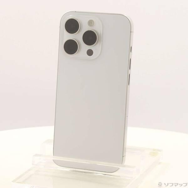〔中古〕Apple(アップル) iPhone15 Pro 256GB ホワイトチタニウム MTUD3J／A SIMフリー〔269-ud〕 | 