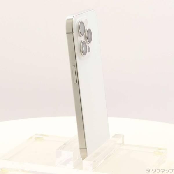 〔中古〕Apple(アップル) iPhone15 Pro 256GB ホワイトチタニウム MTUD3J／A SIMフリー〔269-ud〕 |  | 03