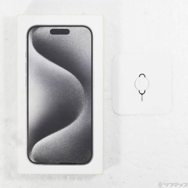 〔中古〕Apple(アップル) iPhone15 Pro 256GB ホワイトチタニウム MTUD3J／A SIMフリー〔269-ud〕 |  | 04