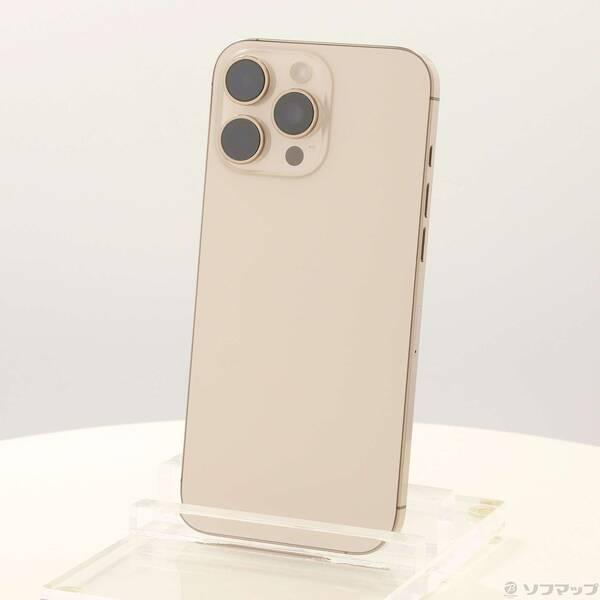 〔中古〕Apple(アップル) iPhone16 Pro Max 512GB デザートチタニウム MYWN3J／A SIMフリー〔377-ud〕 | 
