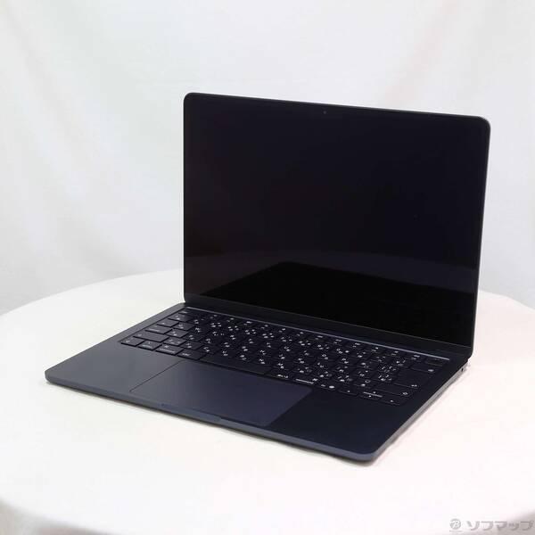 〔中古〕Apple(アップル) MacBook Air 13.6-inch Early-2025 MW133J／A Apple M4 10コアCPU_10コアGPU 16GB SSD512GB ミッドナイト 〔26.3 Tahoe〕〔377-ud〕 | 