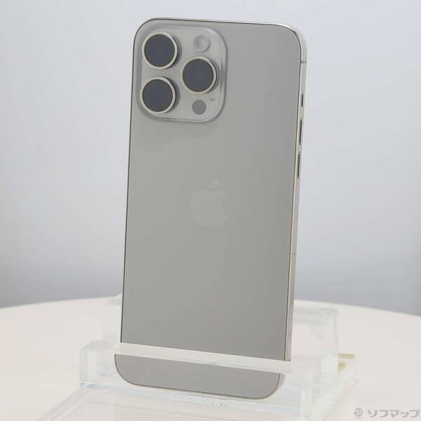 〔中古〕Apple(アップル) iPhone15 Pro Max 256GB ナチュラルチタニウム MU6R3J／A SIMフリー〔297-ud〕 | 