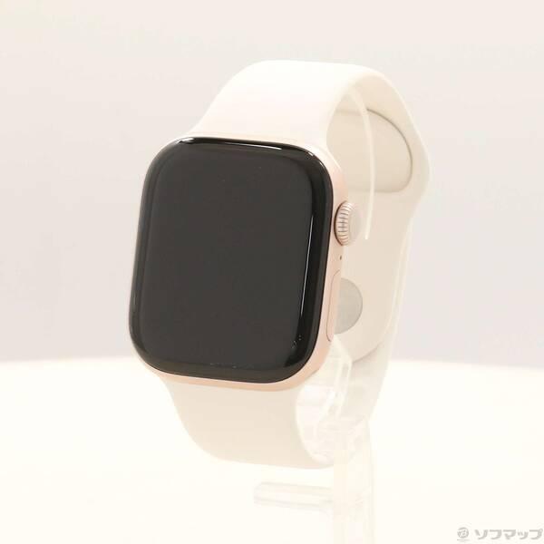 〔中古〕Apple(アップル) Apple Watch Series 10 GPS 42mm ローズゴールドアルミニウムケース ライトブラッシュスポーツバンド〔344-ud〕 | 