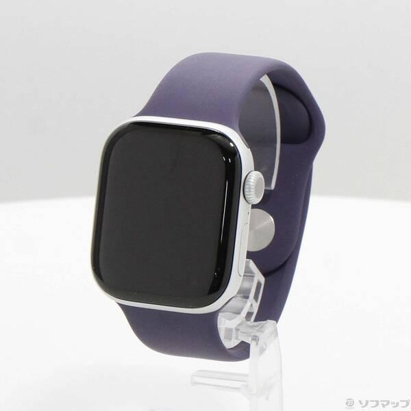 〔中古〕Apple(アップル) 〔展示品〕 Apple Watch Series 11 GPS 42mm シルバーアルミニウムケース パープルフォグスポーツバンド〔295-ud〕 | 