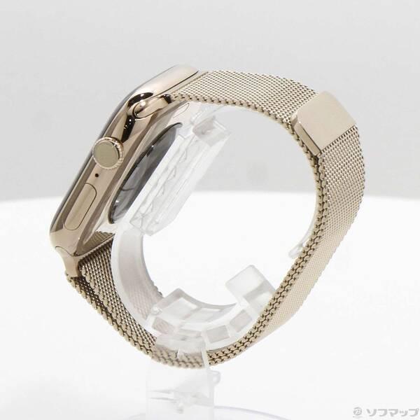 〔中古〕Apple(アップル) 〔展示品〕 Apple Watch Series 11 GPS + Cellular 46mm ゴールドチタニウムケース ゴールドミラネーゼループ〔251-ud〕 |  | 01