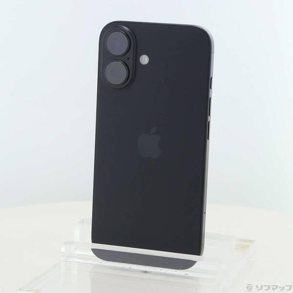 〔中古〕Apple(アップル) iPhone16 256GB ブラック MYDW3J／A SIMフリー〔269-ud〕 | 