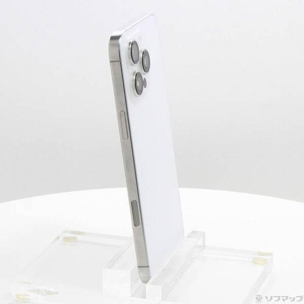 〔中古〕Apple(アップル) iPhone16 Pro Max 256GB ホワイトチタニウム MYWH3J／A SIMフリー〔377-ud〕 |  | 03