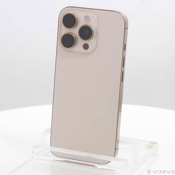 〔中古〕Apple(アップル) iPhone16 Pro 256GB デザートチタニウム MYN23J／A SIMフリー〔348-ud〕 | 