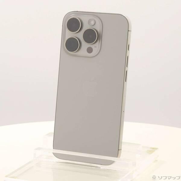 〔中古〕Apple(アップル) iPhone15 Pro 128GB ナチュラルチタニウム MTU93J／A SIMフリー〔269-ud〕 | 