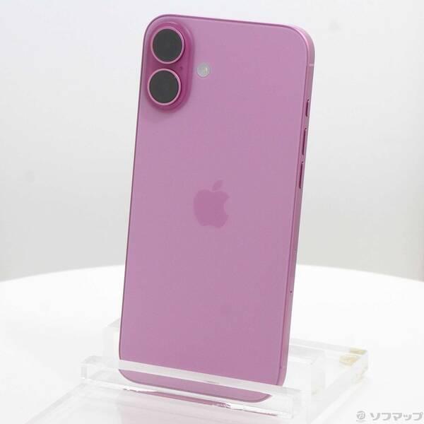 〔中古〕Apple(アップル) iPhone16 Plus 128GB ピンク MXVD3J／A SIMフリー〔198-ud〕 | 