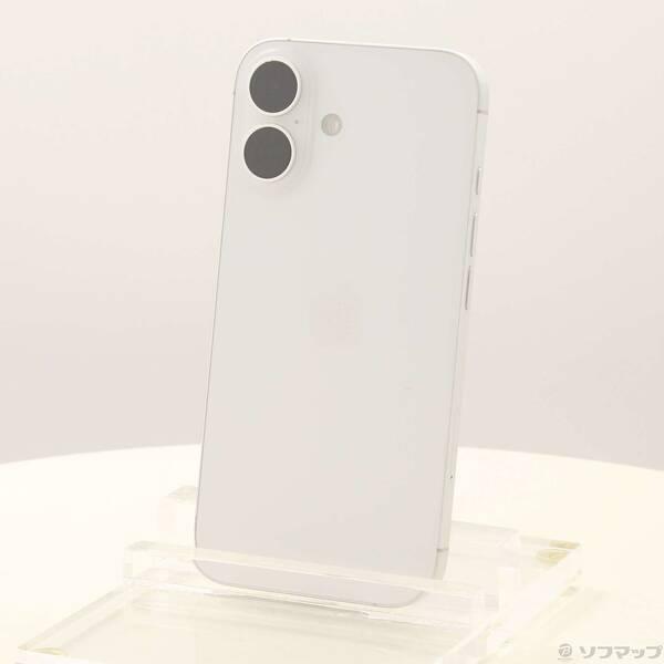 〔中古〕Apple(アップル) iPhone16 128GB ホワイト MYDR3J／A SIMフリー〔377-ud〕 | 