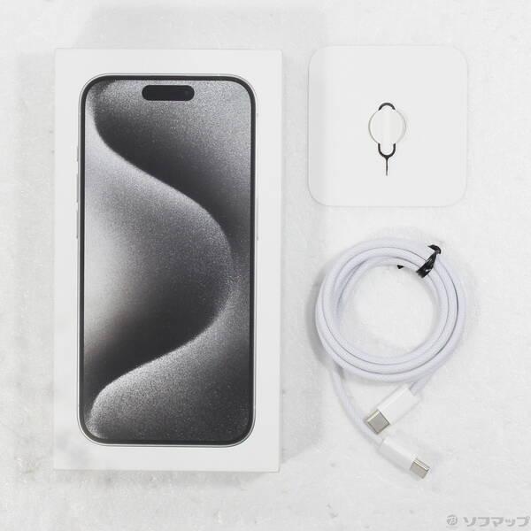 〔中古〕Apple(アップル) iPhone15 Pro 256GB ホワイトチタニウム MTUD3J／A SIMフリー〔269-ud〕 |  | 04