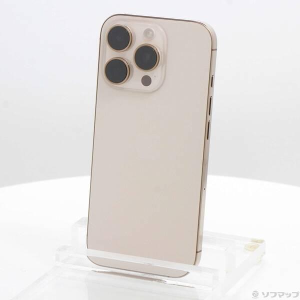 〔中古〕Apple(アップル) iPhone16 Pro 256GB デザートチタニウム MYN23J／A SIMフリー〔377-ud〕 | 