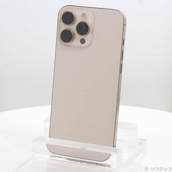 〔中古〕Apple(アップル) iPhone16 Pro Max 256GB デザートチタニウム MYWJ3J／A SIMフリー〔348-ud〕 | 