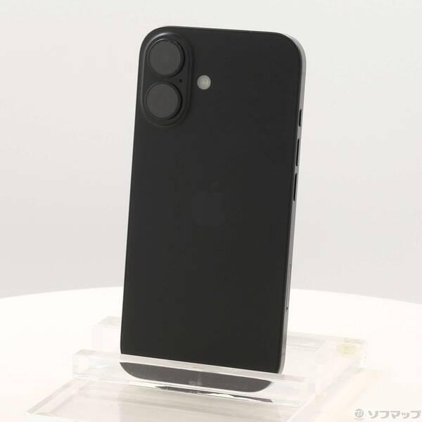 〔中古〕Apple(アップル) iPhone16 128GB ブラック MYDQ3J／A SIMフリー〔295-ud〕 | 