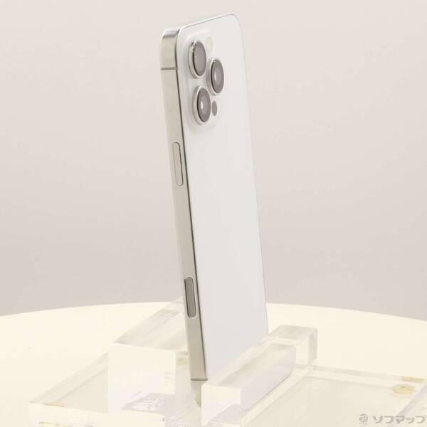 〔中古〕Apple(アップル) iPhone16 Pro Max 256GB ホワイトチタニウム MYWH3J／A SIMフリー〔198-ud〕 |  | 03