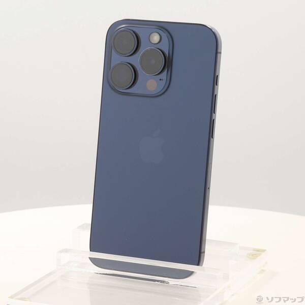 〔中古〕Apple(アップル) iPhone15 Pro 256GB ブルーチタニウム MTUG3J／A SIMフリー〔198-ud〕 | 