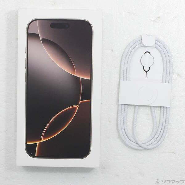 〔中古〕Apple(アップル) iPhone16 Pro 512GB デザートチタニウム MYN63J／A SIMフリー〔305-ud〕 |  | 04