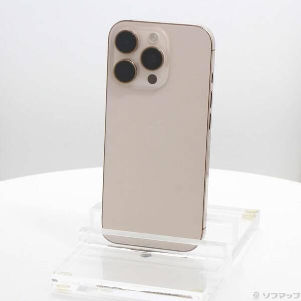 〔中古〕Apple(アップル) iPhone16 Pro 256GB デザートチタニウム MYN23J／A SIMフリー〔297-ud〕 | 