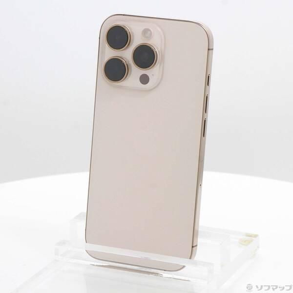 〔中古〕Apple(アップル) iPhone16 Pro 256GB デザートチタニウム MYN23J／A SIMフリー〔198-ud〕 | 