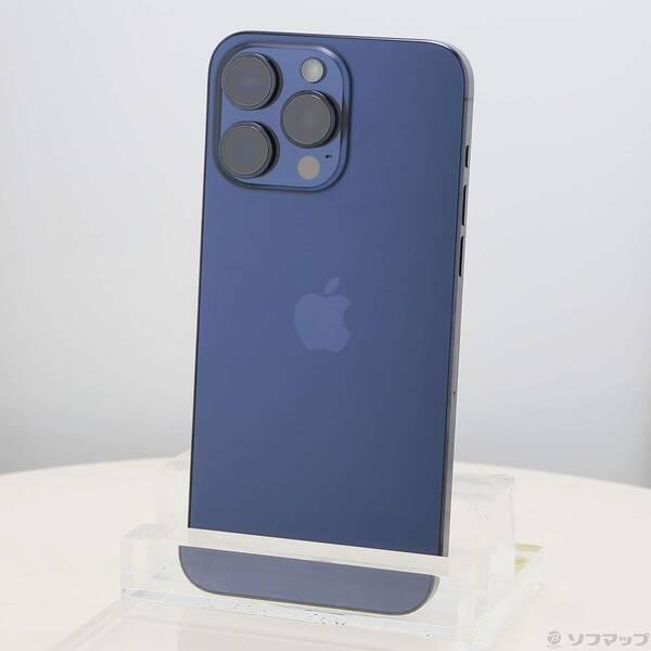 〔中古〕Apple(アップル) iPhone15 Pro Max 256GB ブルーチタニウム MU6T3J／A SIMフリー〔269-ud〕 | 