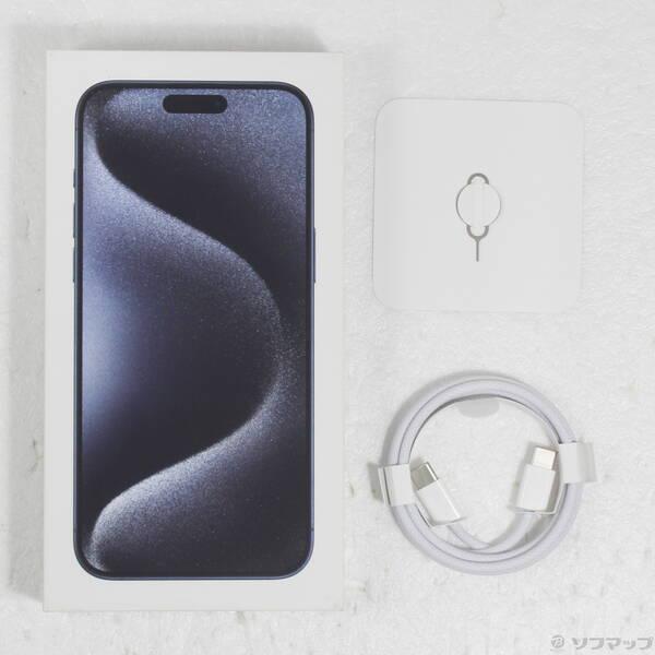 〔中古〕Apple(アップル) iPhone15 Pro Max 256GB ブルーチタニウム MU6T3J／A SIMフリー〔269-ud〕 |  | 04
