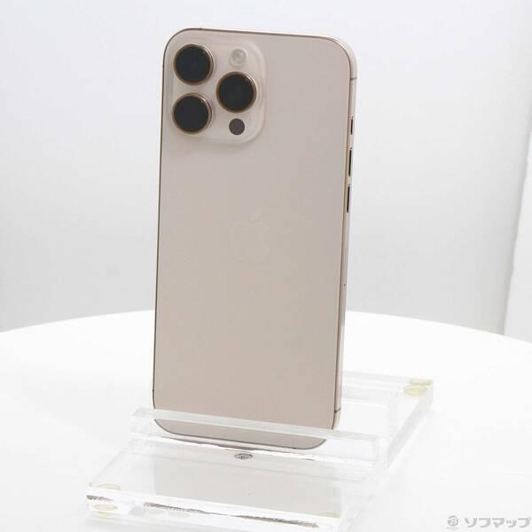 〔中古〕Apple(アップル) iPhone16 Pro Max 256GB デザートチタニウム MYWJ3J／A SIMフリー〔258-ud〕 | 