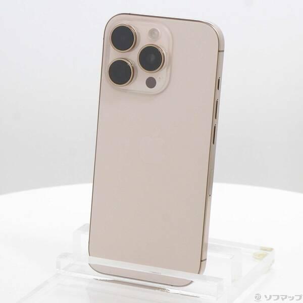 〔中古〕Apple(アップル) iPhone16 Pro 256GB デザートチタニウム MYN23J／A SIMフリー〔198-ud〕 | 