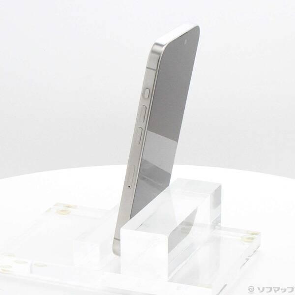 〔中古〕Apple(アップル) iPhone15 Pro 128GB ホワイトチタニウム MTU83J／A SIMフリー〔305-ud〕 |  | 01