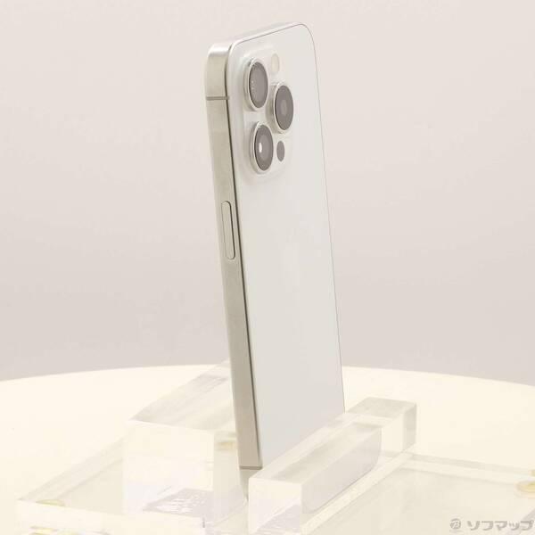 〔中古〕Apple(アップル) iPhone15 Pro 256GB ホワイトチタニウム MTUD3J／A SIMフリー〔368-ud〕 |  | 03