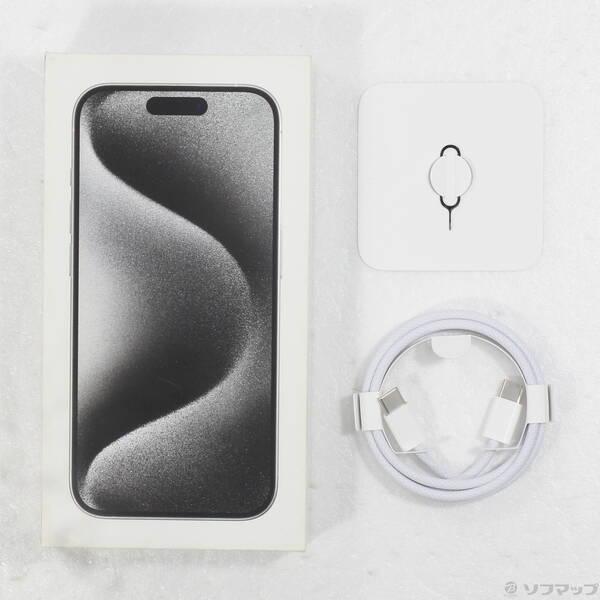 〔中古〕Apple(アップル) iPhone15 Pro 256GB ホワイトチタニウム MTUD3J／A SIMフリー〔368-ud〕 |  | 04