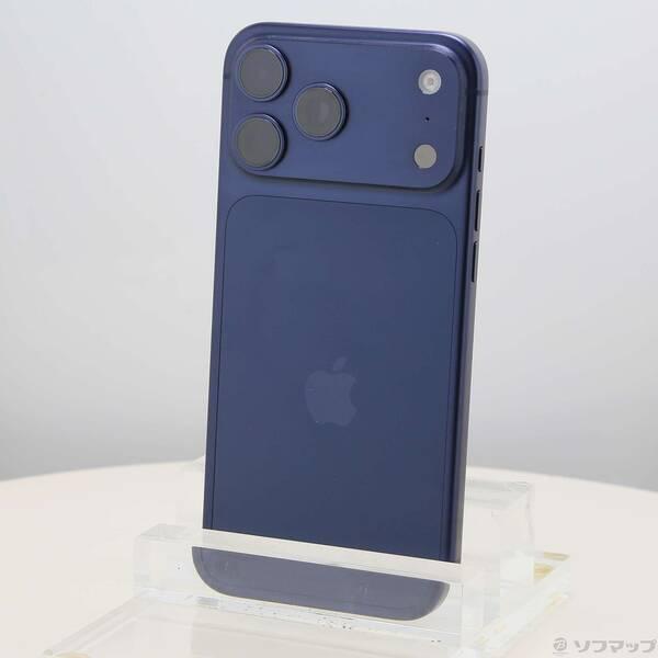 〔中古〕Apple(アップル) iPhone17 Pro Max 256GB ディープブルー MFYA4J／A SIMフリー〔349-ud〕 | 