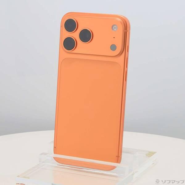 〔中古〕Apple(アップル) iPhone17 Pro Max 2TB コズミックオレンジ MFYK4J／A SIMフリー〔344-ud〕 | 