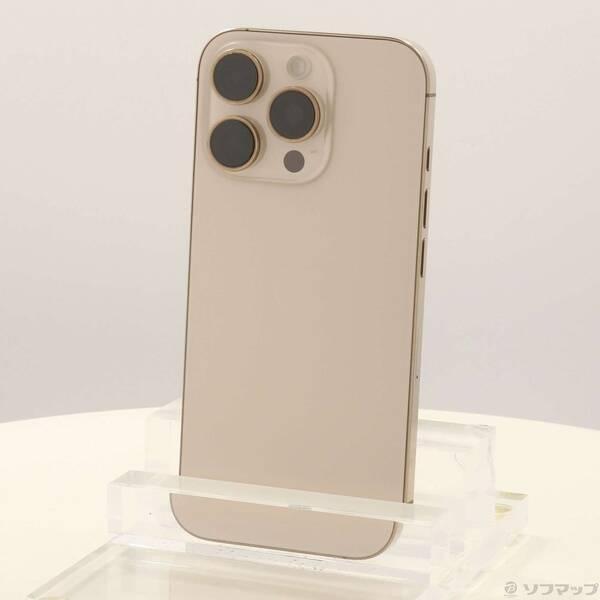 〔中古〕Apple(アップル) iPhone16 Pro 128GB デザートチタニウム MYMX3J／A SIMフリー〔269-ud〕 | 