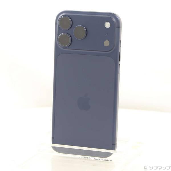 〔中古〕Apple(アップル) iPhone17 Pro Max 512GB ディープブルー MFYE4J／A SIMフリー〔305-ud〕 | 