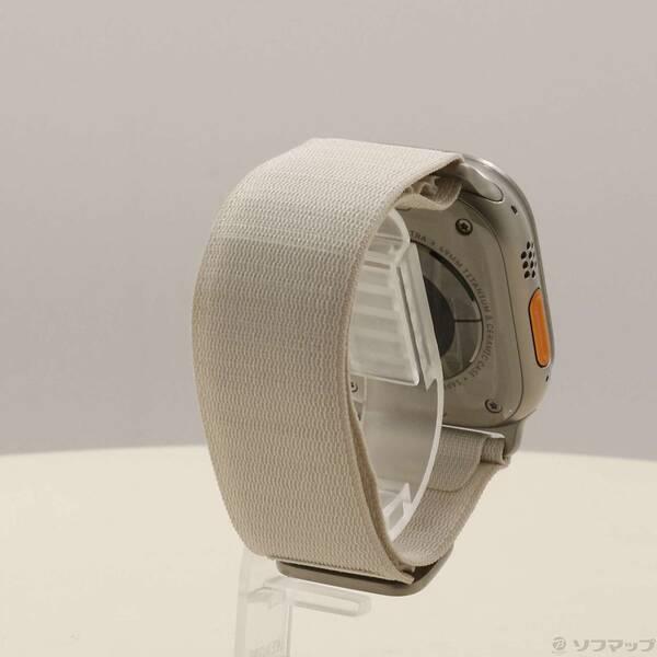 〔中古〕Apple(アップル) Apple Watch Ultra GPS + Cellular 49mm チタニウムケース スターライトアルパインループ〔198-ud〕 |  | 02