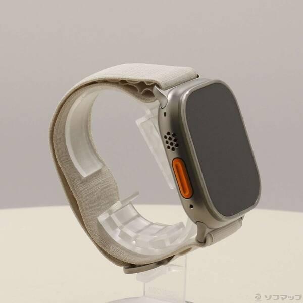 〔中古〕Apple(アップル) Apple Watch Ultra GPS + Cellular 49mm チタニウムケース スターライトアルパインループ〔198-ud〕 |  | 03