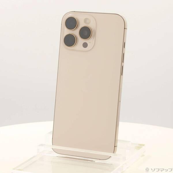 〔中古〕Apple(アップル) iPhone16 Pro Max 256GB デザートチタニウム MYWJ3J／A SIMフリー〔258-ud〕 | 
