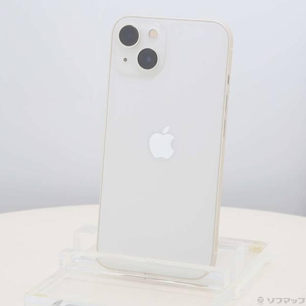 〔中古〕Apple(アップル) iPhone13 256GB スターライト MLNJ3J／A SIMフリー〔295-ud〕 | 