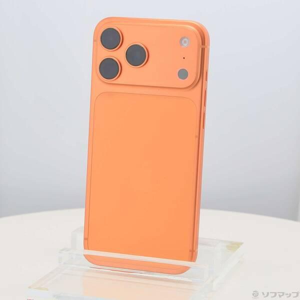 〔中古〕Apple(アップル) iPhone17 Pro Max 256GB コズミックオレンジ MFY94J／A SIMフリー〔377-ud〕 | 